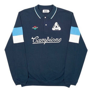 Rare Palace Skateboards Limited LTD Campione Crew Navy FW18 Mens Sweater Size XL